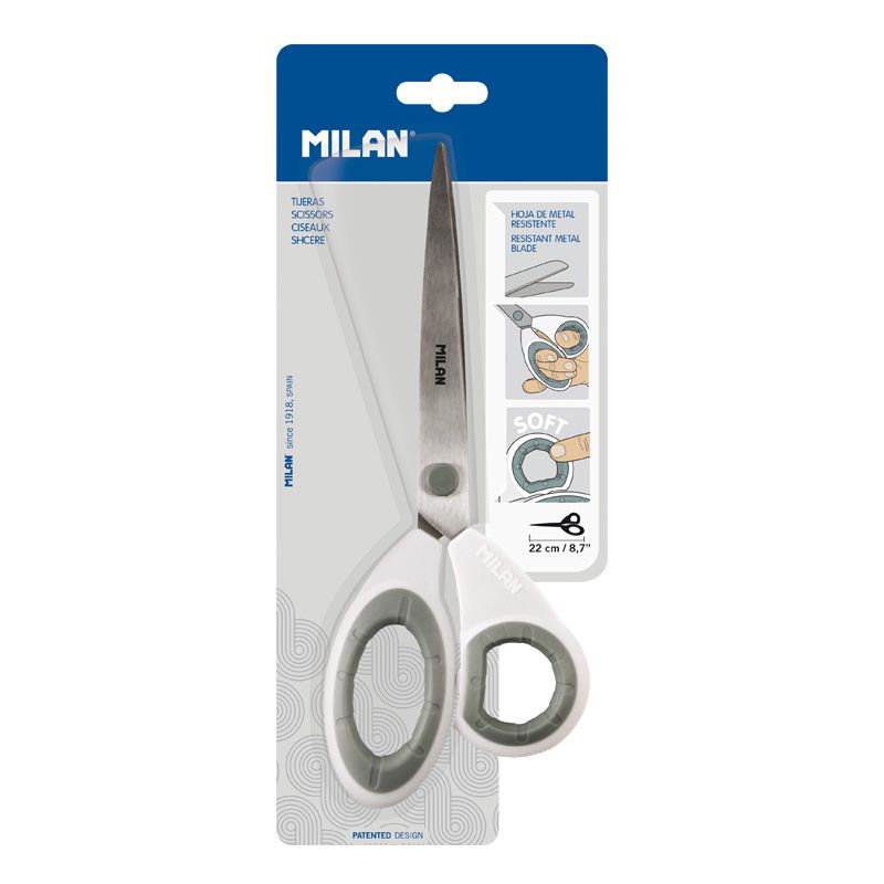 MILAN 22CM SCISSORS WHITE (BWM10265)